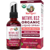 MaryRuth's B12 spray: frasco líquido para energía diaria y apoyo nervioso.
