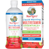 MaryRuth's botella matutina, sabor Fruta Punch, para energía diaria.