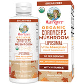 MaryRuth's Cordyceps liposomales en botella, fácil de integrar en la rutina diaria