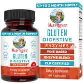 MaryRuth's Gluten Digestive Enzymes, botella de cápsulas para uso diario.