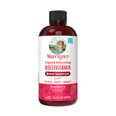 MARYRUTH'S multivitamínico frambuesa, botella vertiendo para consumo diario