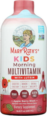 MaryRuth's Niños Multivitamínico líquido en botella para nutrición diaria.