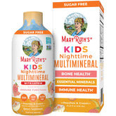 MaryRuth's Kids Nocturno Multimineral, frasco en primer plano para rutina nocturna.