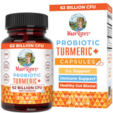 MaryRuth's Probiotico Curcuma: botella de 60 cápsulas para apoyar la digestión diaria
