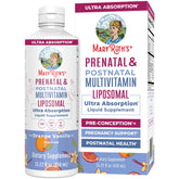 MaryRuth's Prenatal Postnatal Liposomal en botella, aporte nutricional para mamá y bebé.