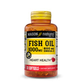 Mason Natural cápsulas omega-3 1000 mg para aporte diario de EPA y DHA