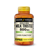 Mason Natural Cardo Mariano en botella, posible apoyo a la salud hepática