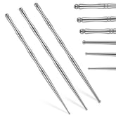 Matwsec pluma de acupuntura con doble cabeza para estimular puntos y mejorar circulación.