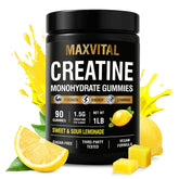MAXVITAL Creatine Monohidrato gomitas empaque visible para uso diario.