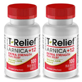 MediNatura T-Relief botella-arnica, alivio práctico para uso diario.