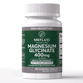 Mefluo Magnesio Glicinato, envase 90 cápsulas, apoyo suave para el estómago.