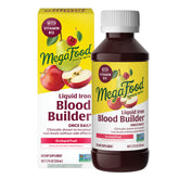 MegaFood Blood Builder: botella frontal promocionando hierro de forma suave