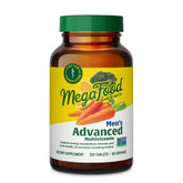 MegaFood Hombre Avanzado Multivitamin, botella frontal para soporte diario de nutrientes
