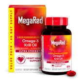 MegaRed Potencia 1000 mg, cápsula suave enfocada en salud cardíaca.