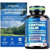 Megneta Cortisol Balance en cápsulas para equilibrio diario y energía sostenida.