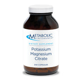 Metabolic Maintenance Potasio y Magnesio Citrato: cápsulas para apoyar la función muscular y nerviosa.