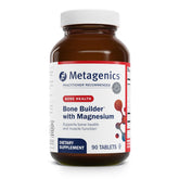 Metagenics Bone Builder botella: apoyo a la salud ósea con etiqueta