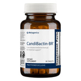 Candibactin-BR, botella de 90 tabletas para apoyo intestinal.