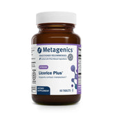 Metagenics Licorice Plus en botella para apoyar el manejo del estrés diario.