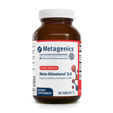 Metagenics Meta-Sitosterol 2.0, botella de tabletas para apoyo cardiovascular.