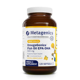 Metagenics OmegaGenics EPA-DHA 500: cápsulas blandas para apoyo diario de la salud.
