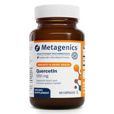 Metagenics Quercetin 500 mg cápsulas: apoyo inmunológico diario y antioxidante.