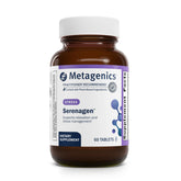 Metagenics Serenagen: botella de suplemento para manejo del estrés diario.