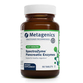 Metagenics SpectraZyme, frasco de tabletas para apoyo digestivo diario