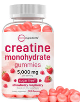 Micro Ingredients Creatina Monohidratada Gomitas, botella lista para entrenamientos