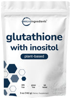 Micro Ingredients glutatión reducido con inositol – botella para uso diario.