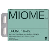 MIOME IB-ONE probiótico: botella de cápsulas para apoyo digestivo diario.