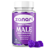 MJO Zanari gomitas: presentación de botella para un estilo de vida activo.