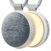 Momcozy máquina de sonido portátil con luz nocturna gris para dormir mejor.
