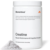Momentous Creatina Monohidrato, polvo-fuerza: ideal para entrenamientos intensos y recuperación.