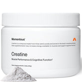 Momentous Creatine Monohidrato polvo, apoyo de fuerza y recuperación muscular.