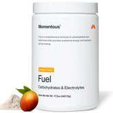 Momentous Fuel polvo energizante para entrenamientos prolongados.
