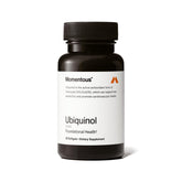 Momentous Ubiquinol cápsulas blandas vegetales, alta biodisponibilidad para energía diaria.