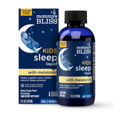 Mommy's Bliss Kids Sleep Liquid, botella, apoyo para la rutina nocturna sin azúcar.