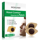 MQXUNMI parche sinusal de aromaterapia, alivio suave para la congestión nasal y relajación.