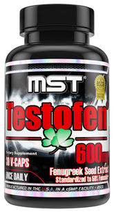 MST Testofen: cápsulas de 600 mg con extracto de fenogreco para uso diario