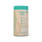 myInsideOut Colágeno Peptidos sin sabor, disuelto en bote de 16 onzas