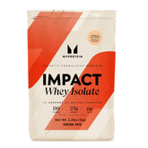 Myprotein Impact Whey Isolate vainilla en empaque visible, proteína alta pureza para tu plan.