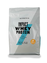Myprotein Impact Whey, bote de proteína, apoyo a la musculatura con proteína de alta calidad.