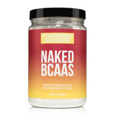 NAKED BCAAs fresa limón en bote, ideal para recuperación después del entrenamiento.