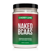 NAKED cereza-lima BCAA, sabor refrescante para entreno y recuperación.