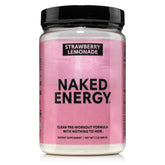 NAKED Energía fresa limón en bote, energía limpia para entrenamientos.