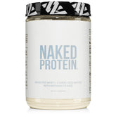 NAKED mezcla de proteína envase frontal, presentación limpia y sin aditivos