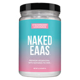 NAKED Strawberry Lemonade EAAs lata frente, energía para entrenamientos