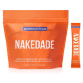 Nakedade en polvo arándano-limón para energía sostenida durante el entrenamiento.