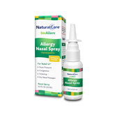 Natra-Bio NaturalCare spray nasal, botella para alergias, alivio suave de la congestión